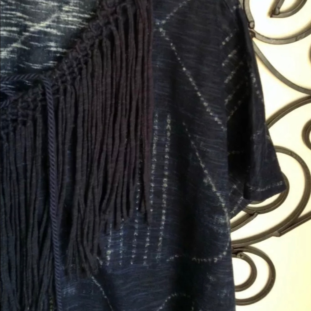 RALPH LAUREN DENIM & supply xs  cotton fringe top - Picture 6 of 6